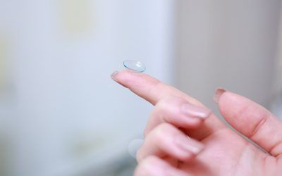 A battery charged by tears for smart contact lenses