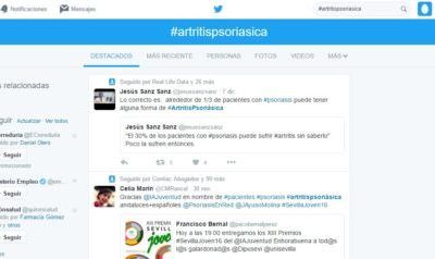 Conociendo al paciente de artritis psoriásica vía Twitter